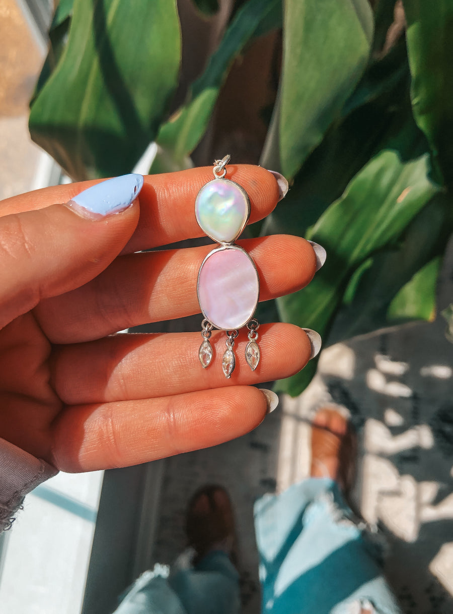 PINK PEARL Necklace // Freshwater Pearl // Pink Pearl