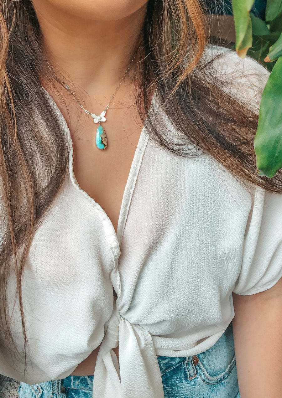 MARIPOSA Necklace // Royston Turquoise